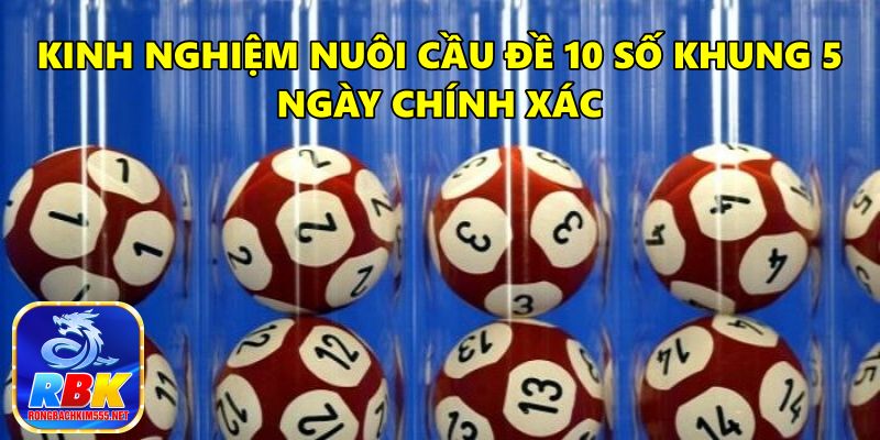 Nuôi Cầu Đề 10 Số Khung 5 Ngày Bất Bại Miễn Phí